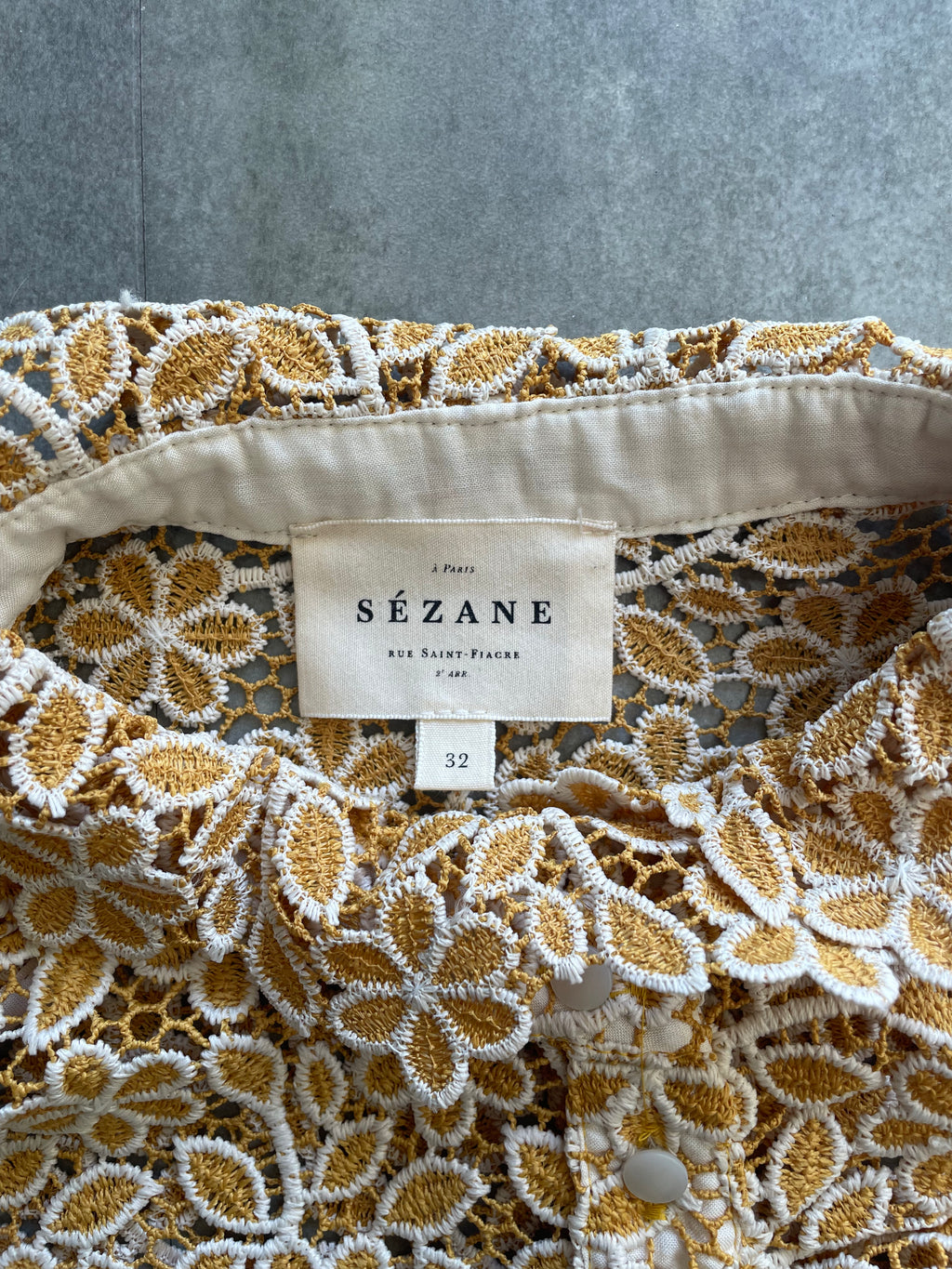 Chemise Sézane guipure Chloé