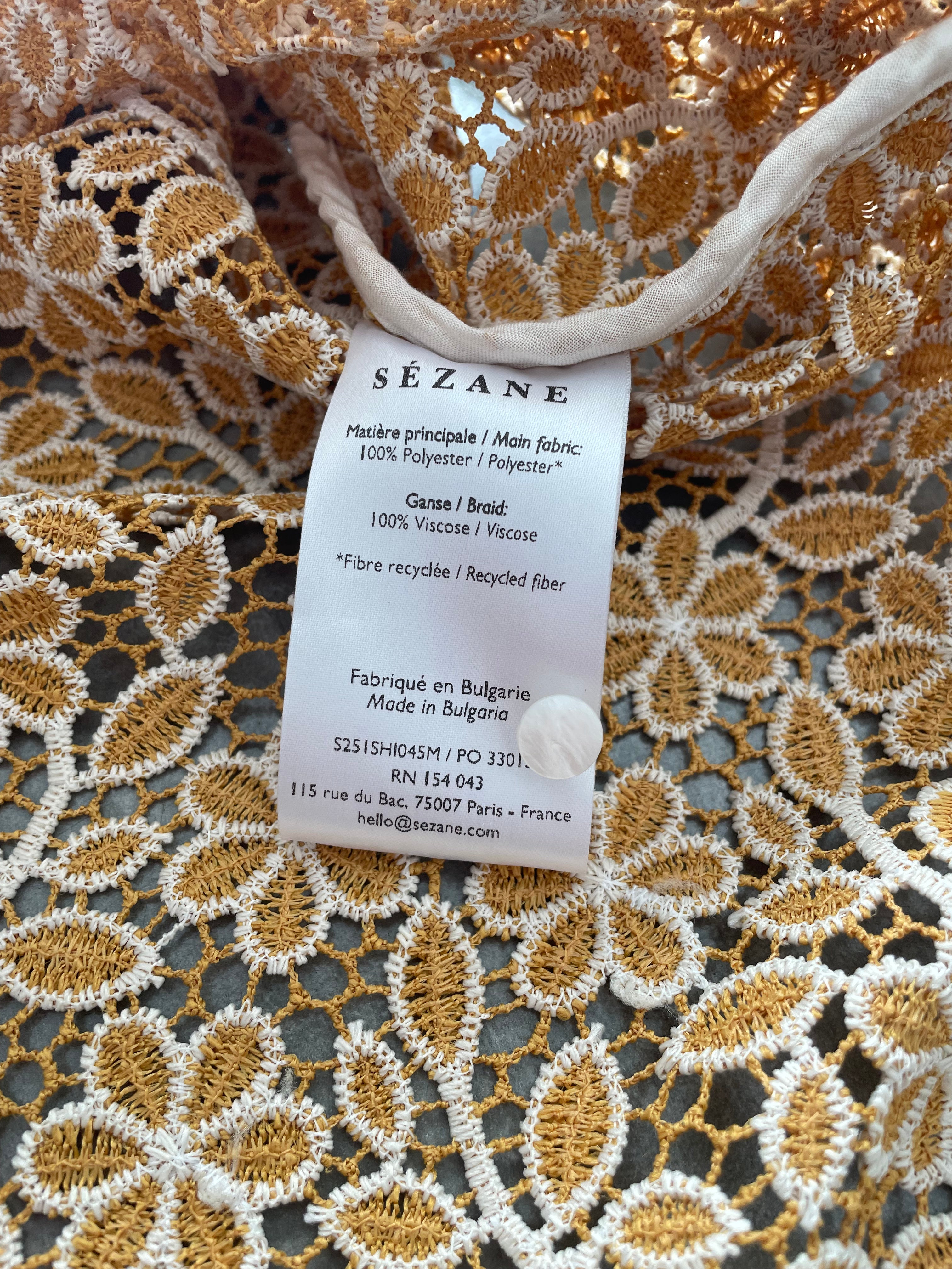 Chemise Sézane guipure Chloé